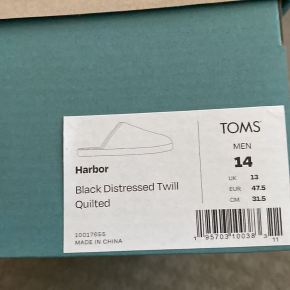 Toms mens slippers in gray - Picture 4 of 5